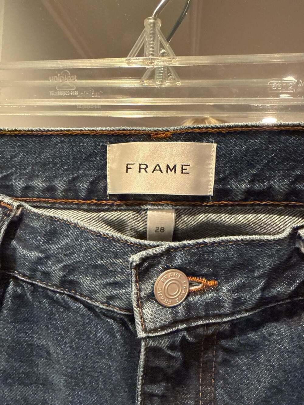 FRAME The Hang Relaxed Straight Leg Jeans Size 28 - Picture 4 of 11
